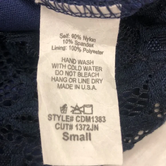 HELLO MIZ Women's Maternity Floral Lace Knee Length Bodycon Dress/ Size: Small - Picture 8 of 10